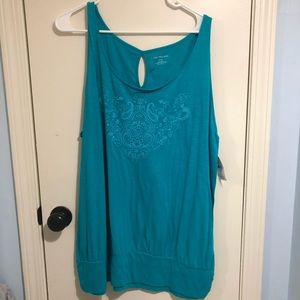 Turquoise tank